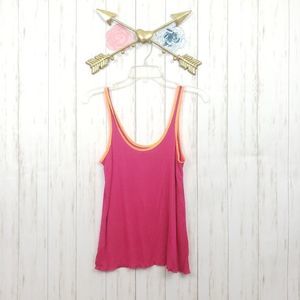 Madewell Hi-Line Hot Pink Swing Tank